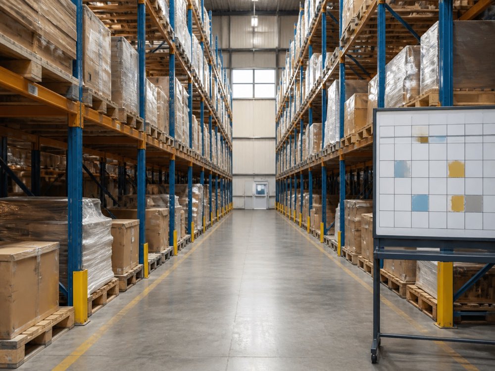 Storage Systems: warehouse scene